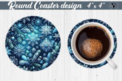 Round Coasters | Christmas Pattern | Christmas Product Image 1