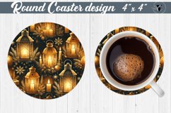 Round Coasters | Christmas Pattern | Christmas Product Image 1