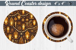 Round Coasters | Christmas Pattern | Christmas Product Image 1