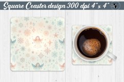 Square Coasters | Christmas Pattern | Christmas Product Image 1