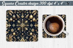 Square Coasters | Christmas Pattern | Christmas Product Image 1