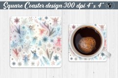 Square Coasters | Christmas Pattern | Christmas Product Image 1