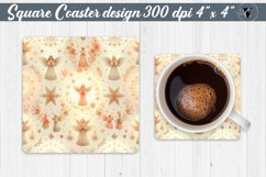 Square Coasters | Christmas Pattern | Christmas Product Image 1