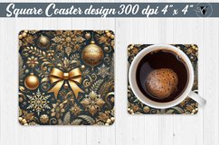 Square Coasters | Christmas Pattern | Christmas Product Image 1