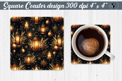 Square Coasters | Christmas Pattern | Christmas Product Image 1