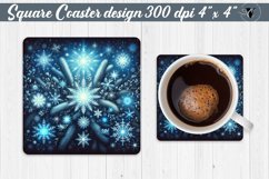 Square Coasters | Christmas Pattern | Christmas Product Image 1