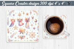 Square Coasters | Christmas Pattern | Christmas Product Image 1