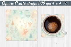 Square Coasters | Christmas Pattern | Christmas Product Image 1