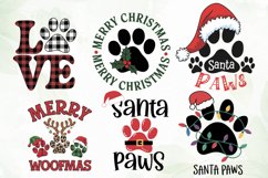 Christmas Paws Sublimation Clipart Product Image 2