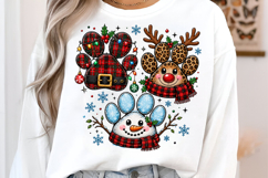 Christmas paws png sublimation design Product Image 2