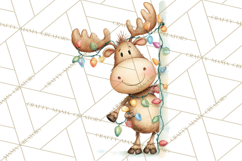 Christmas Peeking Characters Clipart, Cute Holiday PNGs Product Image 5