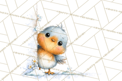 Christmas Peeking Characters Clipart, Cute Holiday PNGs Product Image 3