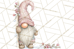 Christmas Peeking Characters Clipart, Cute Holiday PNGs Product Image 3