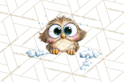 Christmas Peeking Characters Clipart, Cute Holiday PNGs Product Image 3