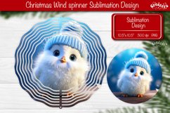 Penguin wind spinner Christmas Wind spinner Round Product Image 1