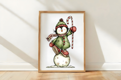 Christmas Penguin Clipart Sublimation Product Image 3