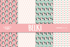 penguin scrapbook backgrounds