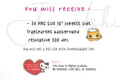 Christmas Penguin Clipart - Cute Watercolor Illustrations Product Image 5