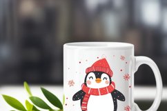 Christmas Penguins PNG Transparent Clipart, Holiday Animals Product Image 4