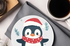 Christmas Penguins PNG Transparent Clipart, Holiday Animals Product Image 5