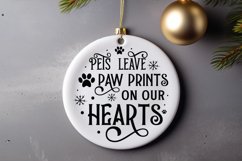 Pets leave paw prints on our hearts SVG Product Image 1