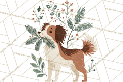 Cottagecore Christmas Pets PNG, Cozy Holiday Clipart Product Image 3
