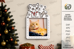 Christmas Pets Photo Frames Bundle Lasercut. Christmas SVG Product Image 2
