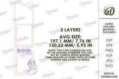 Christmas Pets Photo Frame Lasercut. Christmas Cat Frame SVG Product Image 2