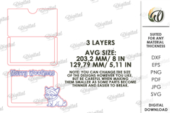 Christmas Pets Photo Frame Lasercut. Christmas Dog Frame SVG Product Image 2