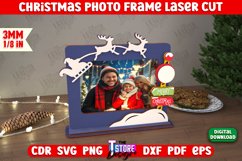 Christmas Photo Frame | Holiday Decorations | Gift Idea |CNC Product Image 1