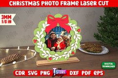 Christmas Photo Frame | Holiday Decorations | Gift Idea |CNC Product Image 1