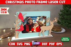 Christmas Photo Frame | Holiday Decorations | Gift Idea |CNC Product Image 1
