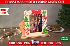 Christmas Photo Frame | Holiday Decorations | Gift Idea |CNC Product Image 1