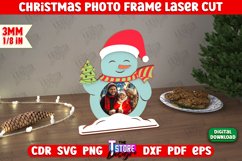 Christmas Photo Frame | Holiday Decorations | Gift Idea |CNC Product Image 1