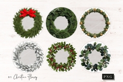 52 Christmas Photo Ornament PNG Bundle Product Image 2