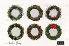 52 Christmas Photo Ornament PNG Bundle Product Image 4