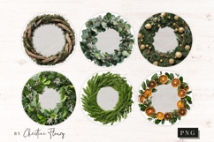 52 Christmas Photo Ornament PNG Bundle Product Image 6