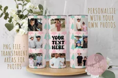 Christmas Photo 20oz Tumbler Template | Sublimation Design Product Image 2