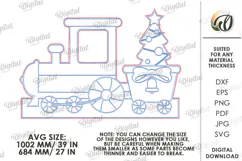Christmas Photo Zone Laser Cut. Photo Booth Prop SVG Product Image 2