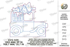 Christmas Photo Zone Laser Cut. Photo Booth Prop SVG Product Image 2