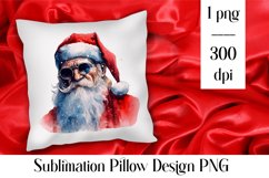 Christmas tradition santa Claus Sublimation Pillow Design Product Image 1