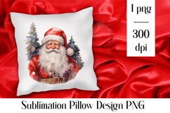 Christmas tradition santa Claus Sublimation Pillow Design Product Image 1