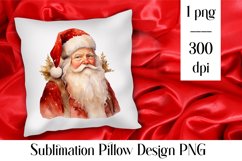 Christmas tradition santa Claus Sublimation Pillow Design Product Image 1