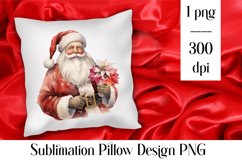 Christmas tradition santa Claus Sublimation Pillow Design Product Image 1