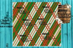 Christmas 4 Color Plaid SS16 30oz Rhinestone Pattern Product Image 1