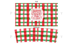 christmas plaid 40oz quencher tumbler sublimation full wrap high resolution transparant background
