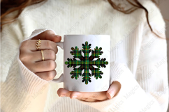 Christmas Plaid Clipart | Hand-Drawn Holiday Check PNG Product Image 2