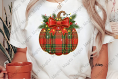 Christmas Plaid Pumpkin SVG and PNG Product Image 2