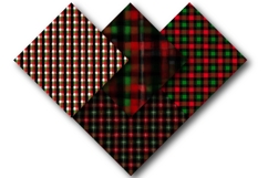Christmas Plaid - red green &amp; black Product Image 2
