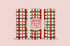 christmas plaid skinny tumbler sublimation wrap with high resolution and transparant background are for 20oz and 30oz skinny tumbler